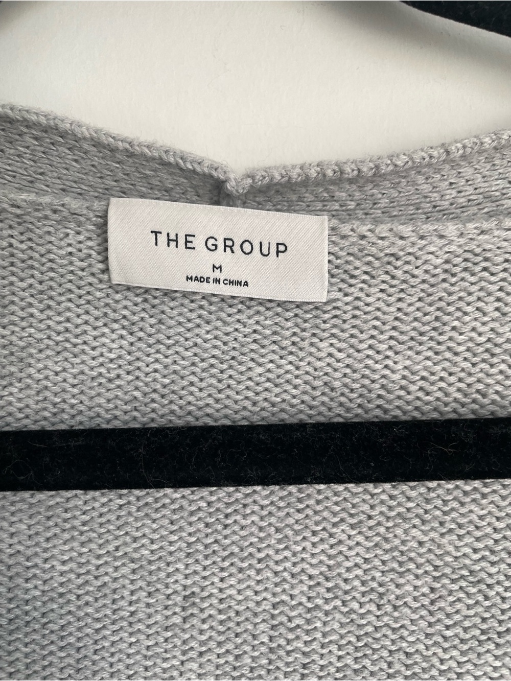 The Group by Babaton Gray Affirmation Cardigan Aritzia Button Up Pockets Size M - Picture 5 of 8